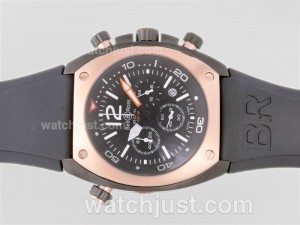 Bell & Ross Replica BR 02 94 Working Chronograph PVD Case