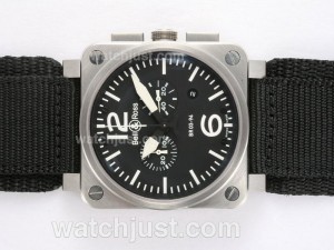 Bell & Ross Replica BR 03 94 Chronograph Swiss ETA Movement Black Dial