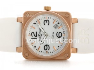 Bell & Ross Replica BR01 Rose Gold Case