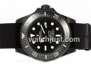 Replica Rolex Sea Dweller Pro Hunter Deep Sea Swiss Eta 2836 Movement Pvd Case